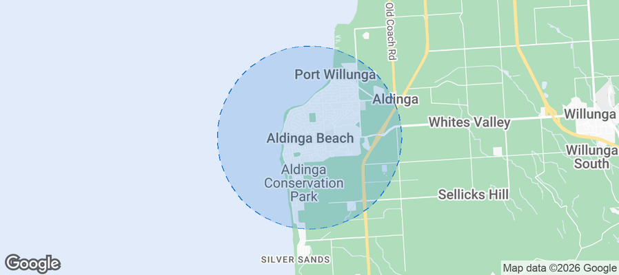 Aldinga Beach Airbnb map